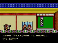 une photo d'Ã©cran de Alex Kidd - High Tech World sur Sega Master System